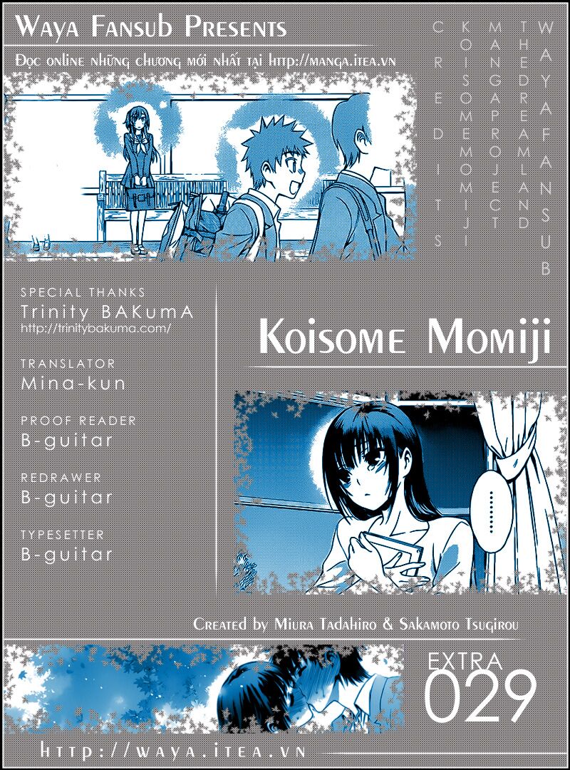 Koisome Momiji: Chapter 29: [EXTRA]