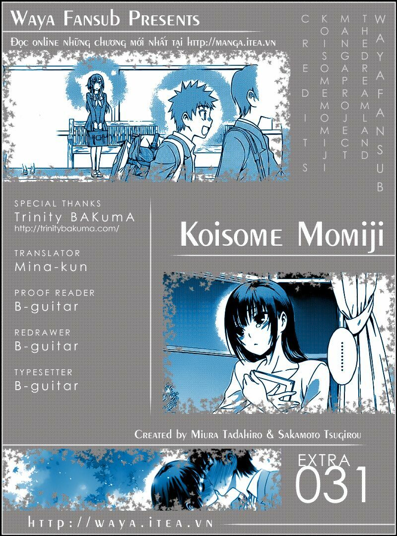 Koisome Momiji: Chapter 31: [EXTRA]