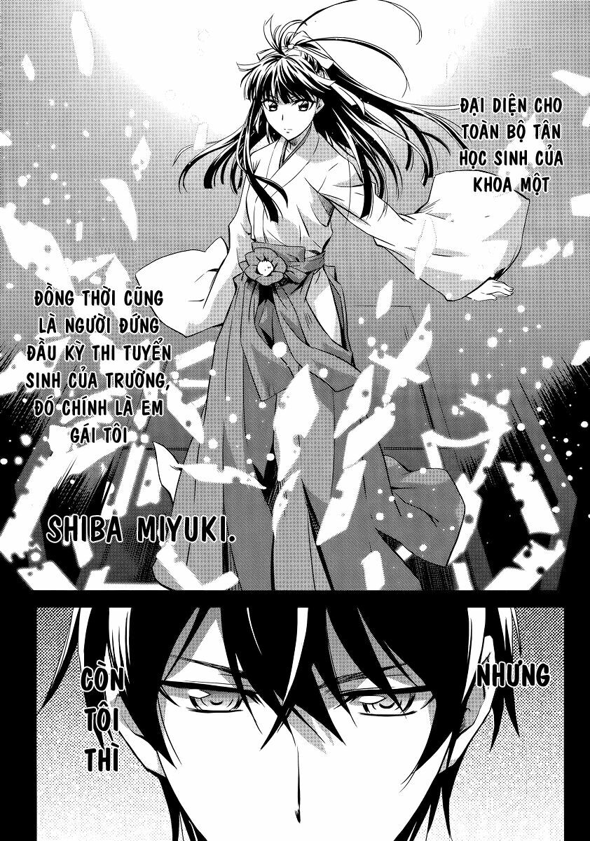 Mahouka Koukou no Rettousei: Chapter 1