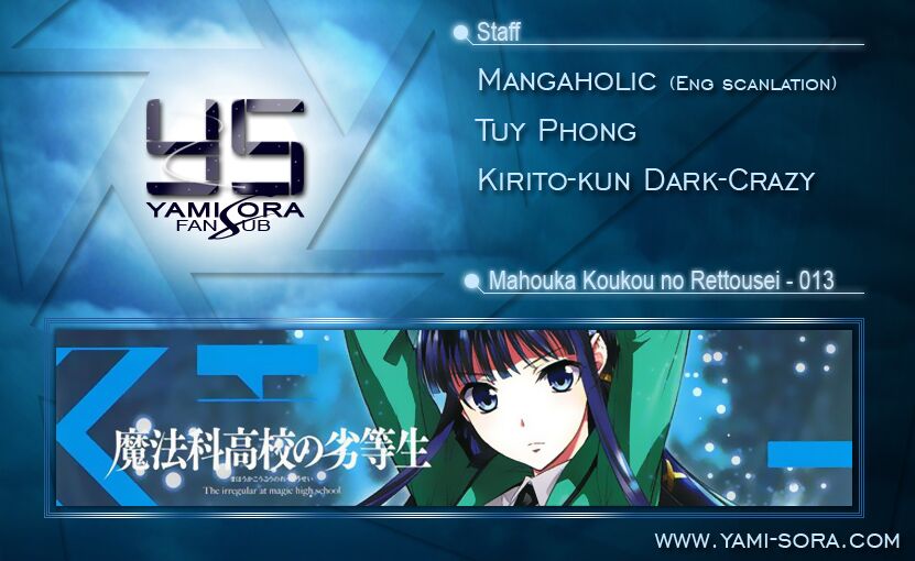 Mahouka Koukou no Rettousei: Chapter 13