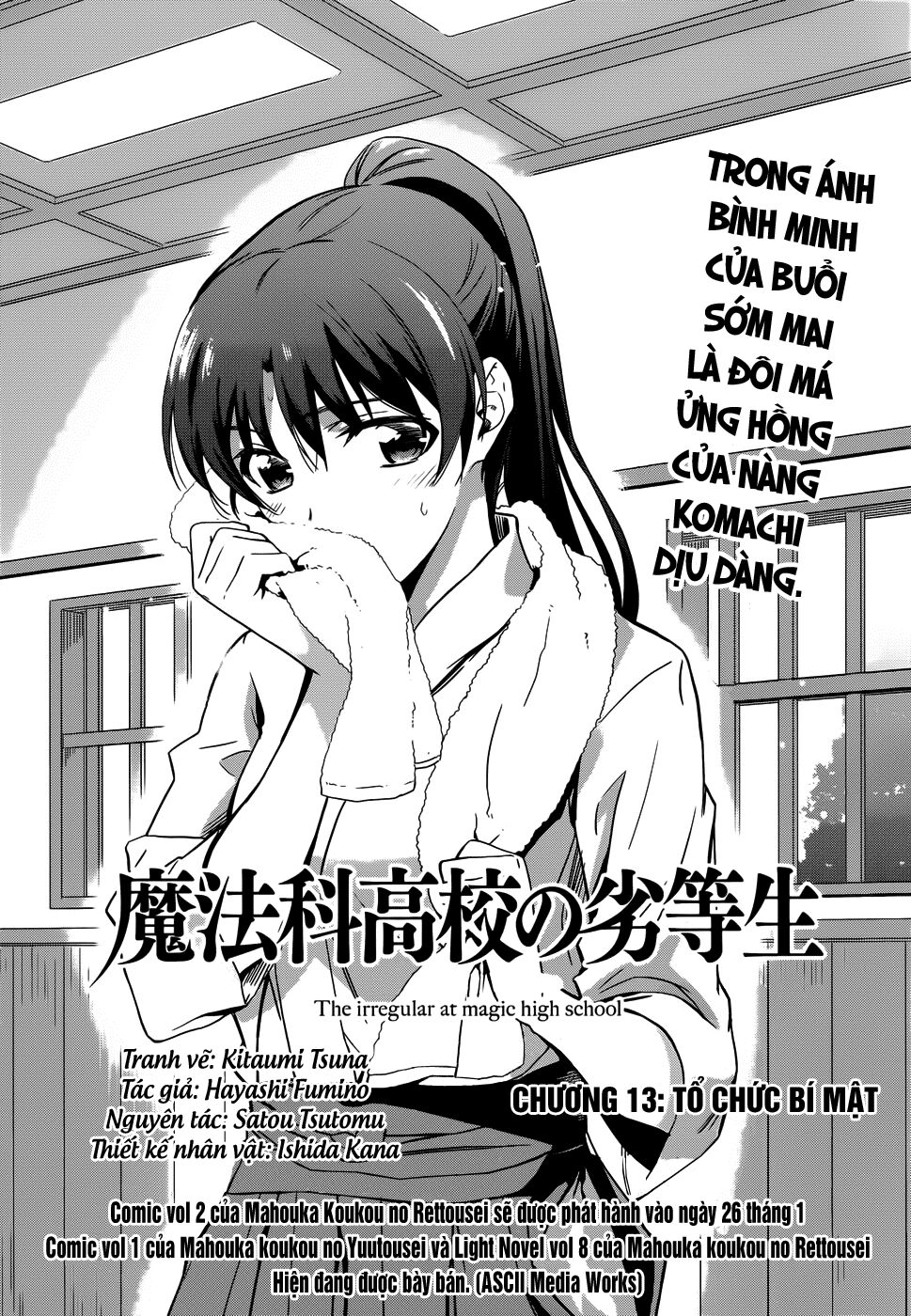 Mahouka Koukou no Rettousei: Chapter 13