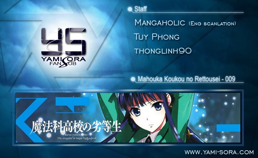 Mahouka Koukou no Rettousei: Chapter 9