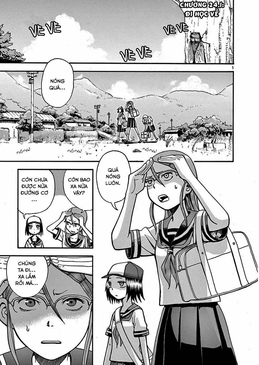 Ashita Wa Doyoubi: Chapter 24.1: Đi học về