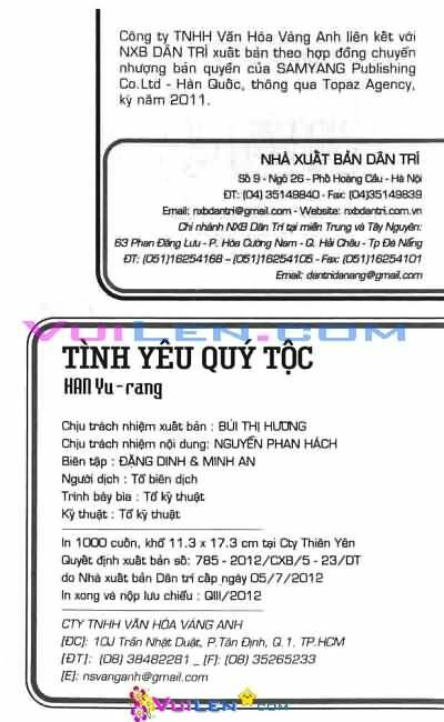 Tình yêu quý tộc: Chapter 33