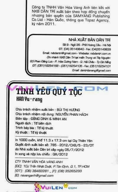 Tình yêu quý tộc: Chapter 34