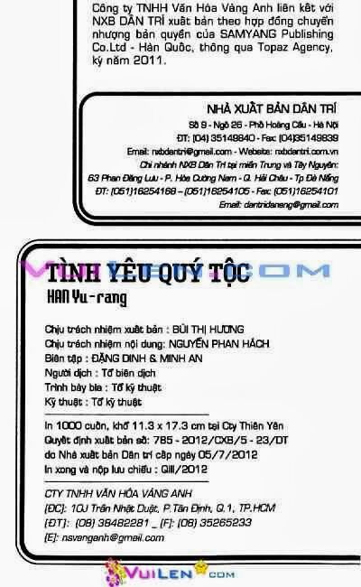 Tình yêu quý tộc: Chapter 43