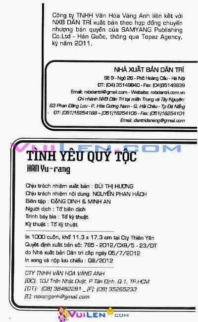 Tình yêu quý tộc: Chapter 7