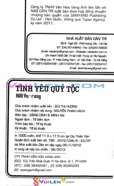 Tình yêu quý tộc: Chapter 89