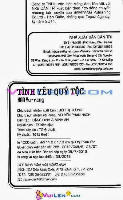 Tình yêu quý tộc: Chapter 9