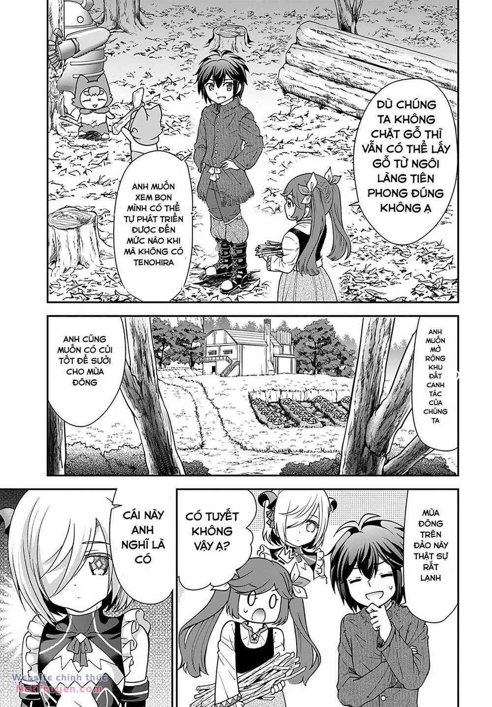 Tenohira Kaitaku Mura de Isekai Kenkokuki: Fueteku Yome-tachi to Nonbiri Mujintou Life: Chapter 23.4: Chắp cánh ước mơ Vampire Shiraishi Team