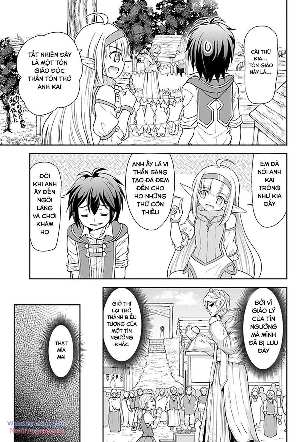 Tenohira Kaitaku Mura de Isekai Kenkokuki: Fueteku Yome-tachi to Nonbiri Mujintou Life: Chapter 23.4: Chắp cánh ước mơ Vampire Shiraishi Team