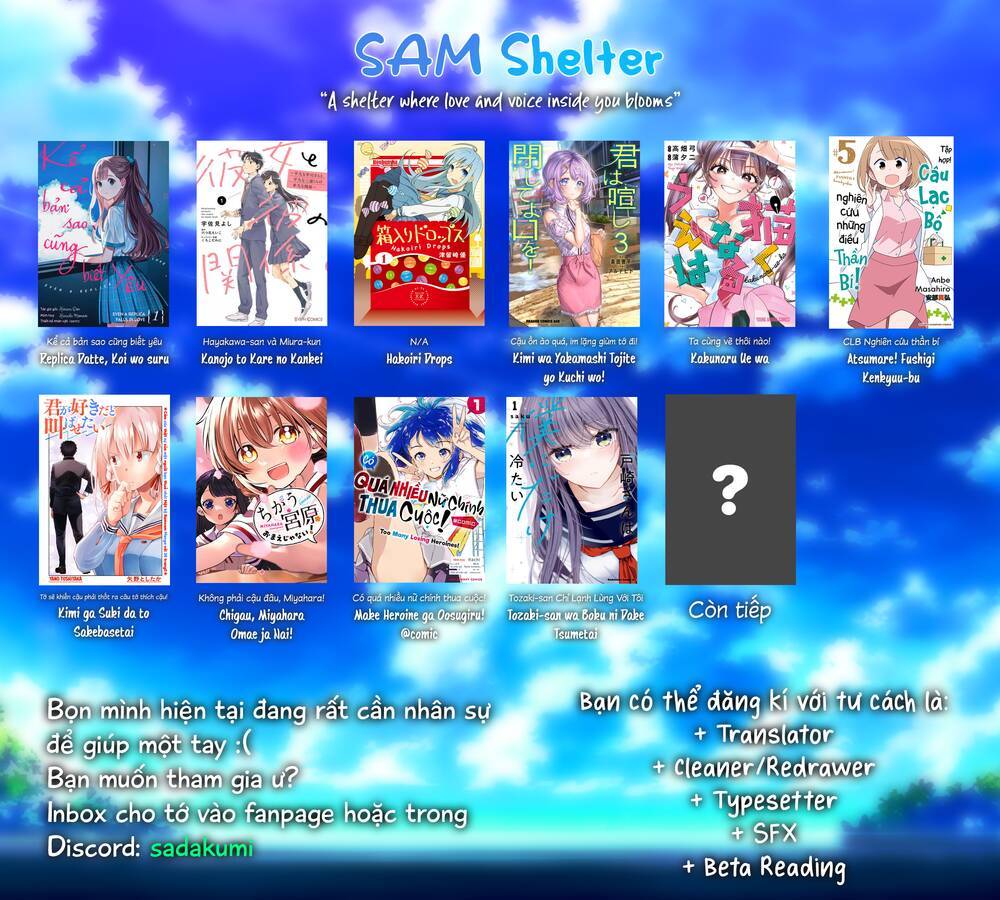 Kimi wa Yakamashi Tojite yo Kuchi wo!: Chapter 42