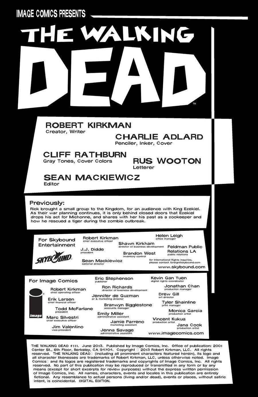 The Walking Dead: Chapter 111