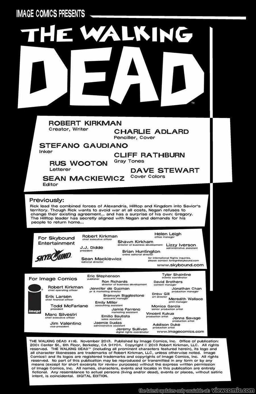 The Walking Dead: Chapter 116