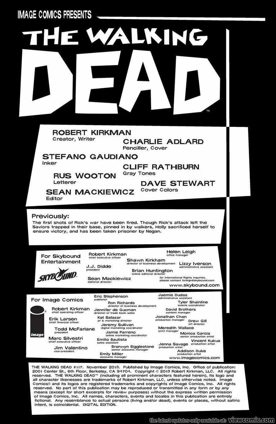 The Walking Dead: Chapter 117