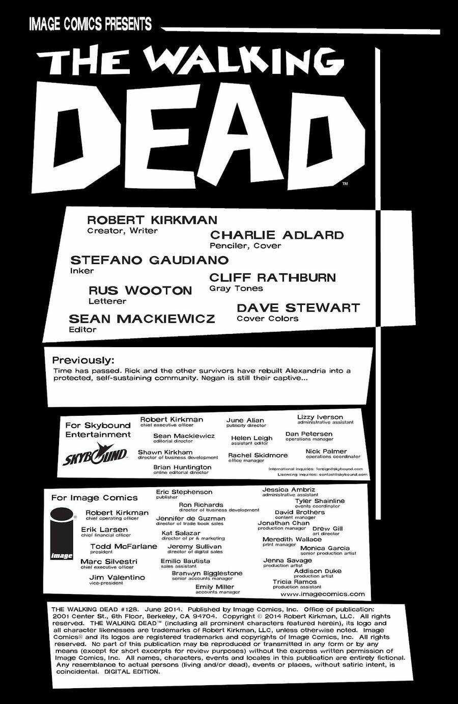 The Walking Dead: Chapter 128