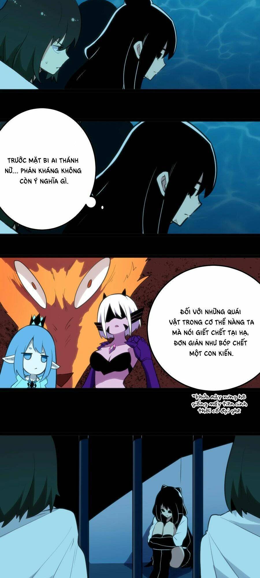 Bổn Thánh Nữ Ngã Bài Rồi: Chapter 47: Bi Ai Thánh Nữ, khủng bố như vậy sao