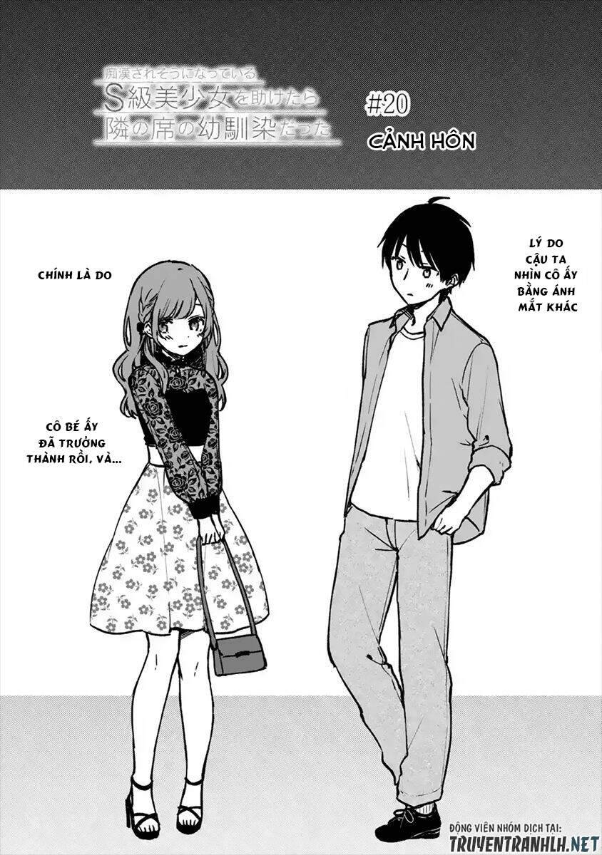 Chikan Saresou Ni Natteiru S-Kyuu Bishoujo Wo Tasuketara Tonari No Seki No Osananajimi Datta: Chương 20.1