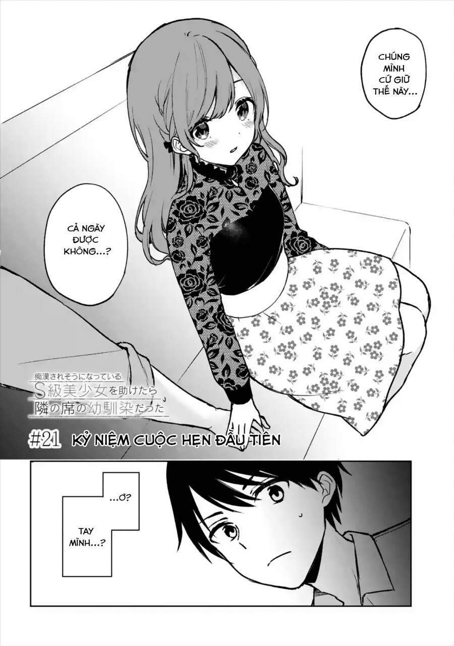 Chikan Saresou Ni Natteiru S-Kyuu Bishoujo Wo Tasuketara Tonari No Seki No Osananajimi Datta: Chương 21