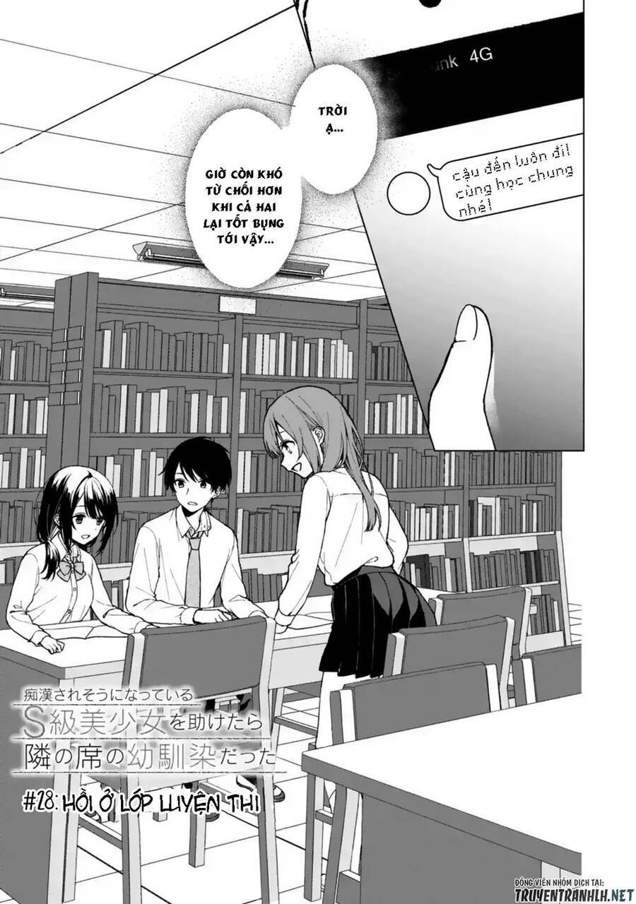 Chikan Saresou Ni Natteiru S-Kyuu Bishoujo Wo Tasuketara Tonari No Seki No Osananajimi Datta: Chương 28
