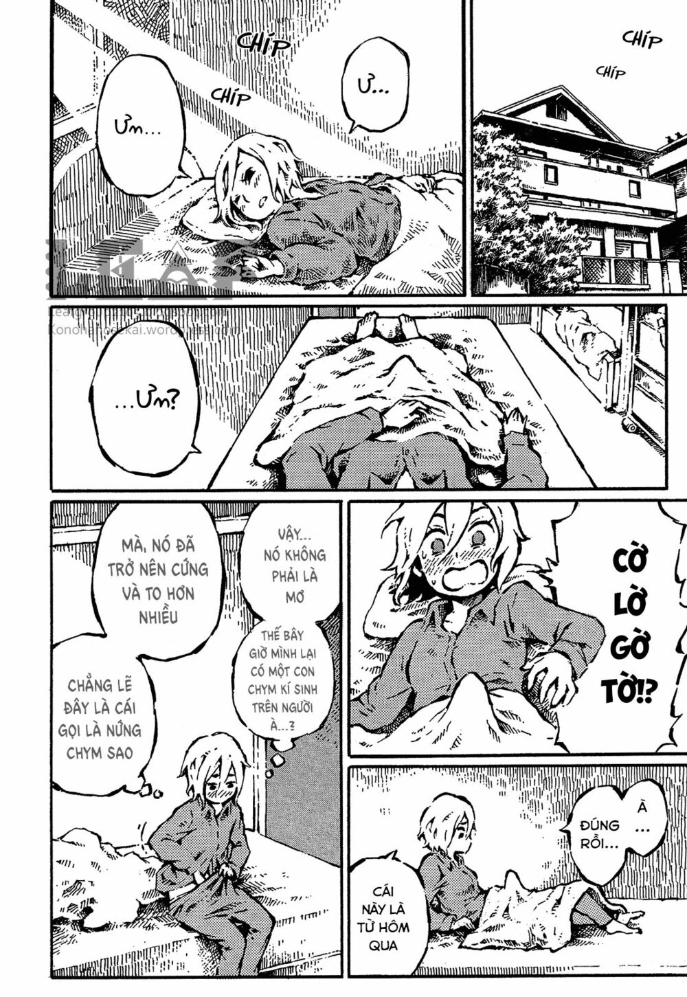 Sore wa Tada no Senpai no Chinko: Chapter 4: Như lần ấy tớ bắt được con cào cào trong tay (1)