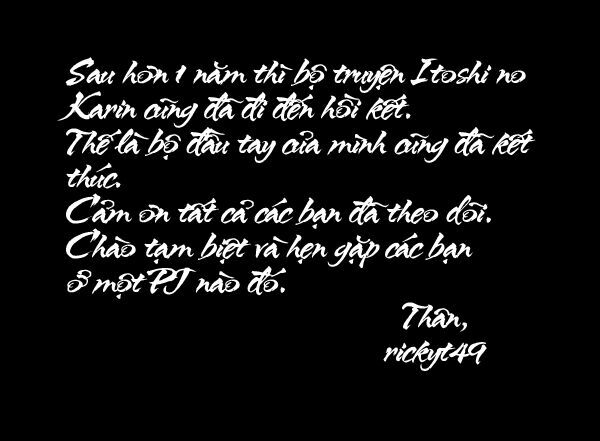 Chuyện tình nhẹ nhàng và ngọt ngào: Chapter 20: END