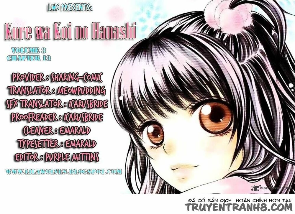 Kore wa Koi no Hanashi: Chapter 13