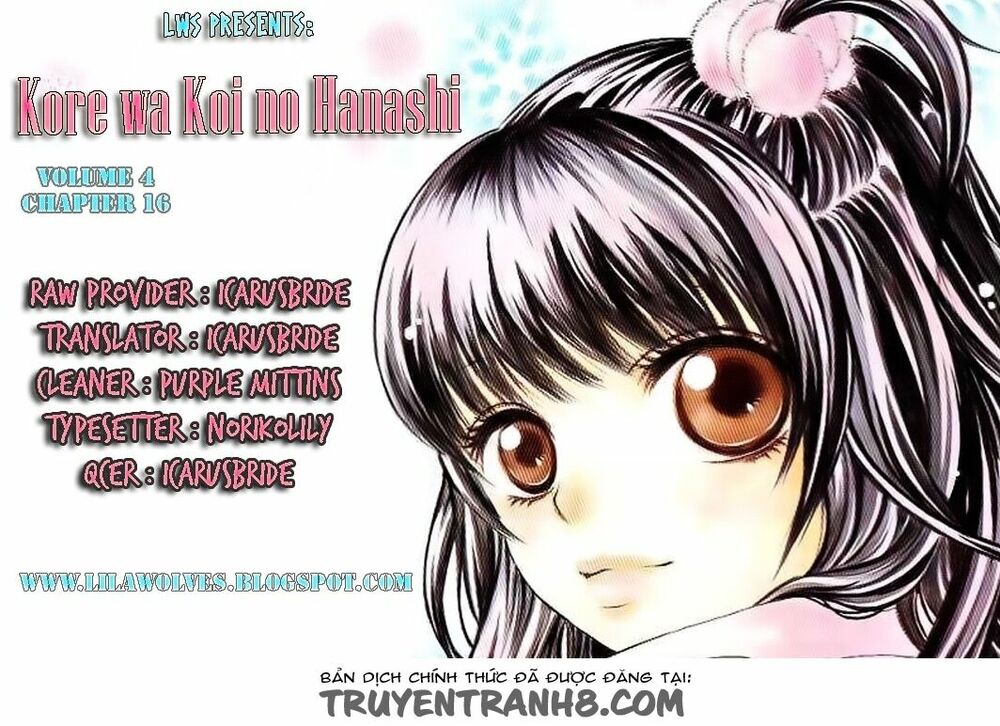 Kore wa Koi no Hanashi: Chapter 16