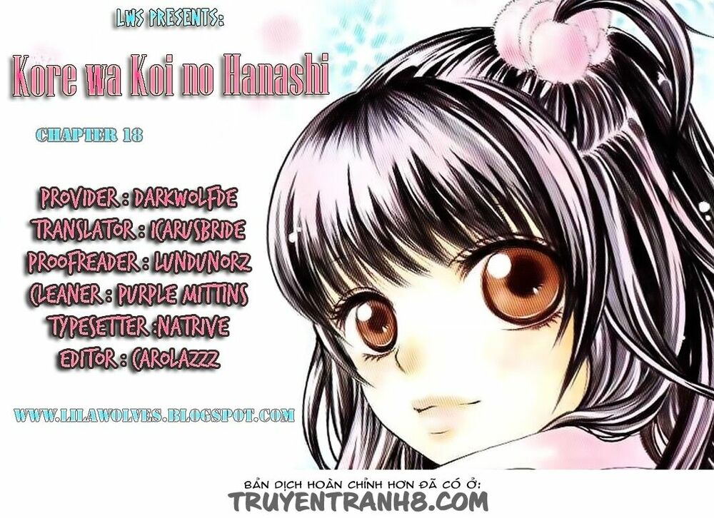 Kore wa Koi no Hanashi: Chapter 18