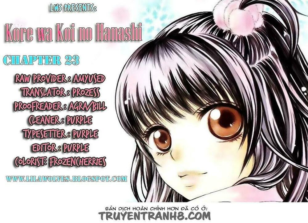 Kore wa Koi no Hanashi: Chapter 23