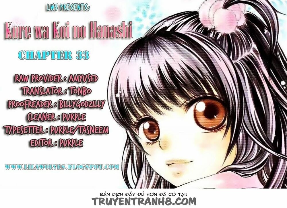 Kore wa Koi no Hanashi: Chapter 33