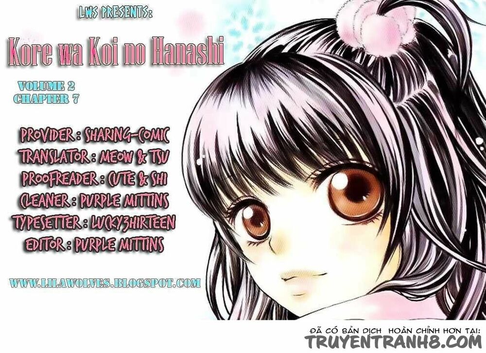 Kore wa Koi no Hanashi: Chapter 7