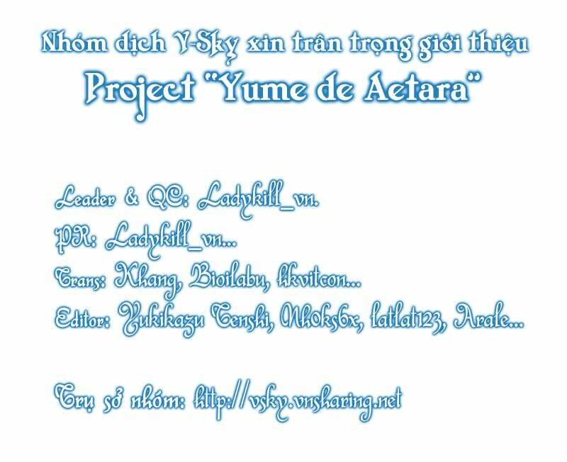 Yume de Aetara: Chapter 1