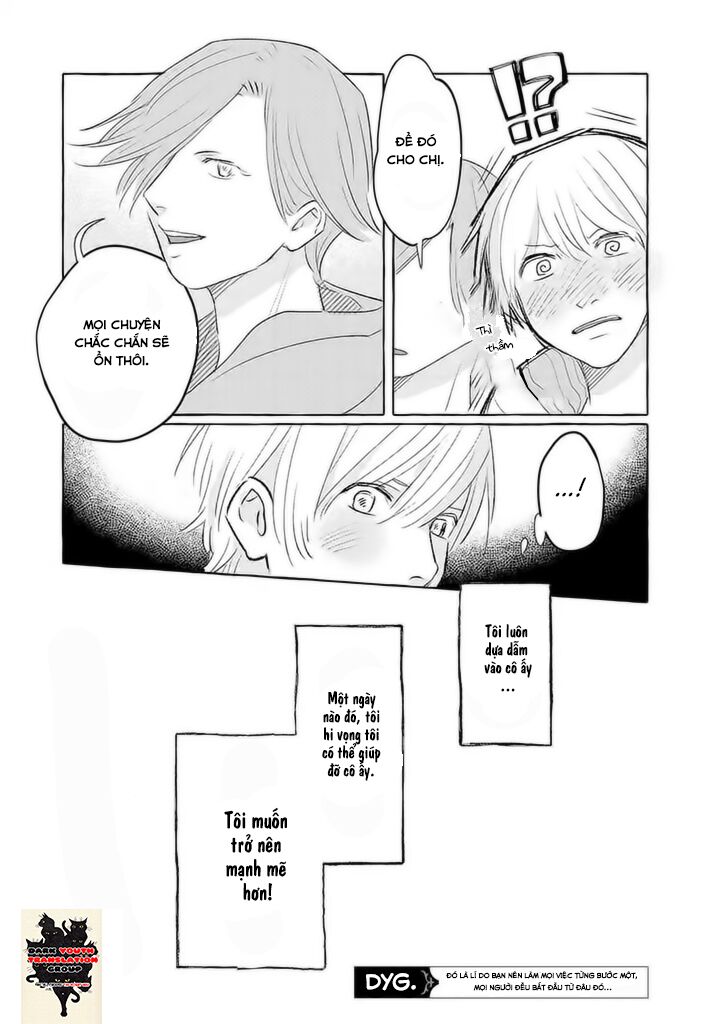 Tonari no kinniku joshi: Chapter 14: - Hạnh phúc và lo lắng