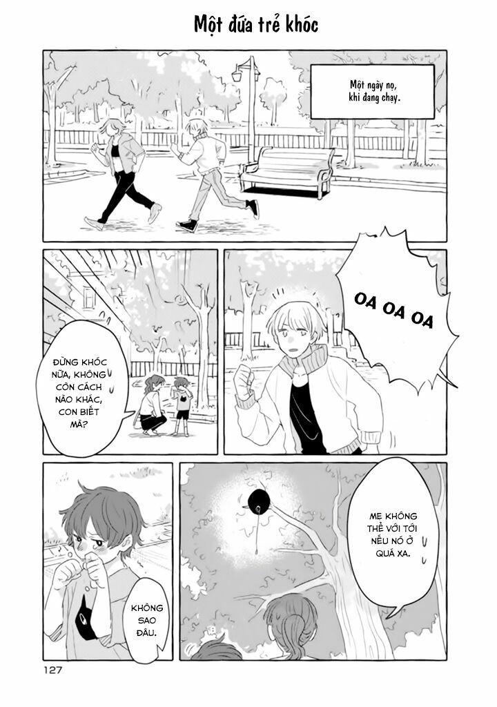 Tonari no kinniku joshi: Chapter 17: Một đứa trẻ khóc