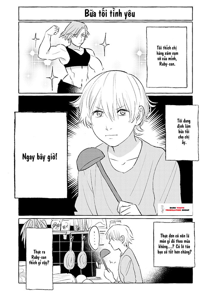 Tonari no kinniku joshi: Chapter 4: - Bữa tối tình yêu