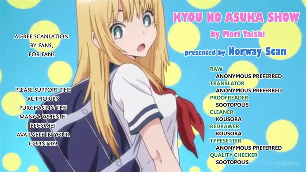 Kyou no Asuka Show: Chapter 22