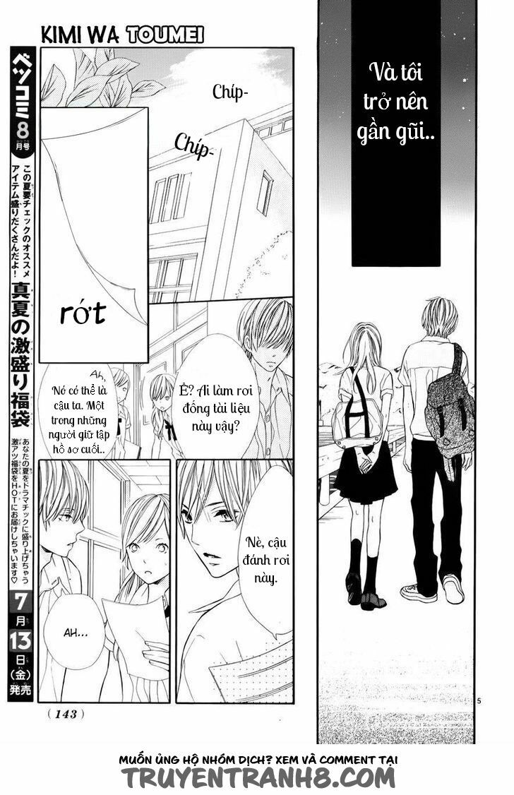 Kimi Wa Toumei: Chapter 3: END