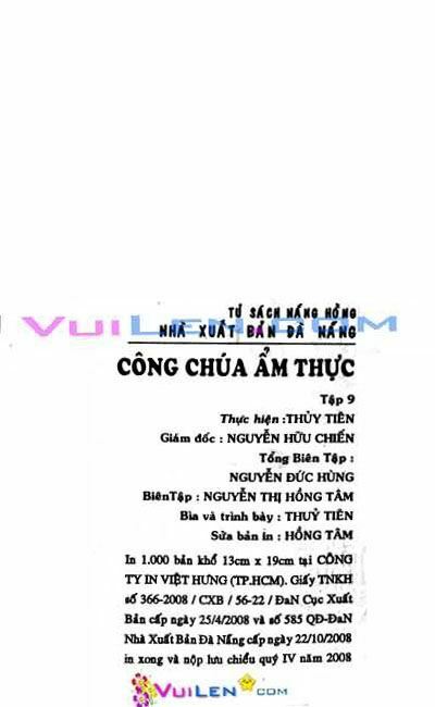 Công Chúa Ẩm Thực: Chapter 9