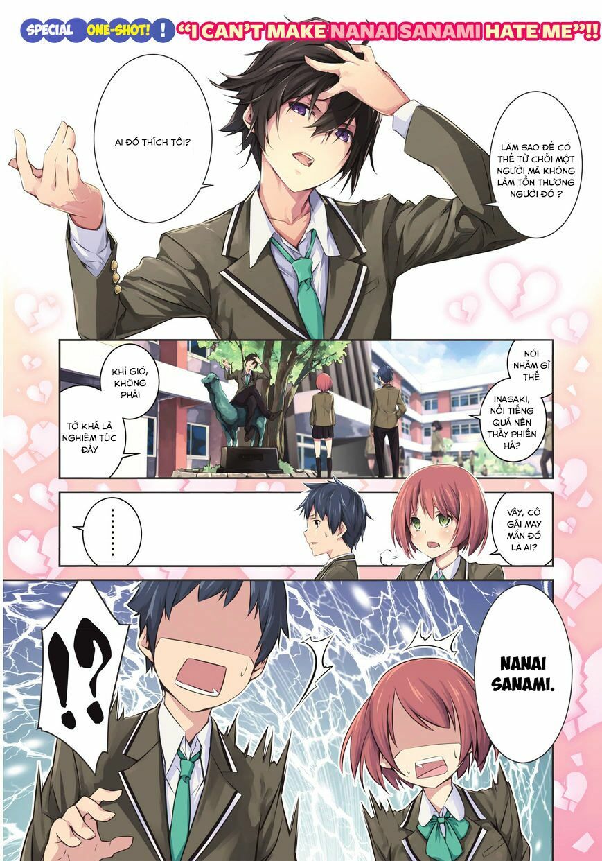 Tôi không thể làm Nanai Sanami ghét tôi: Chapter 1: One shot