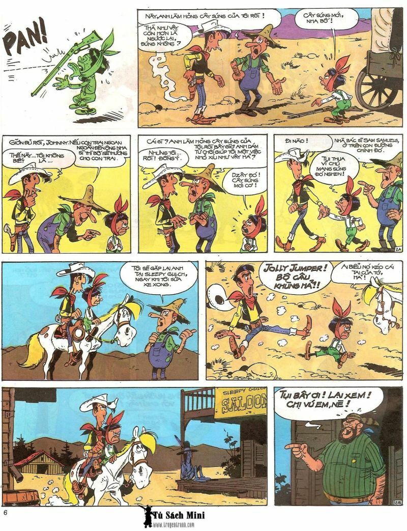 Lucky Luke: Chapter 26: - Bay Cau Chuyen