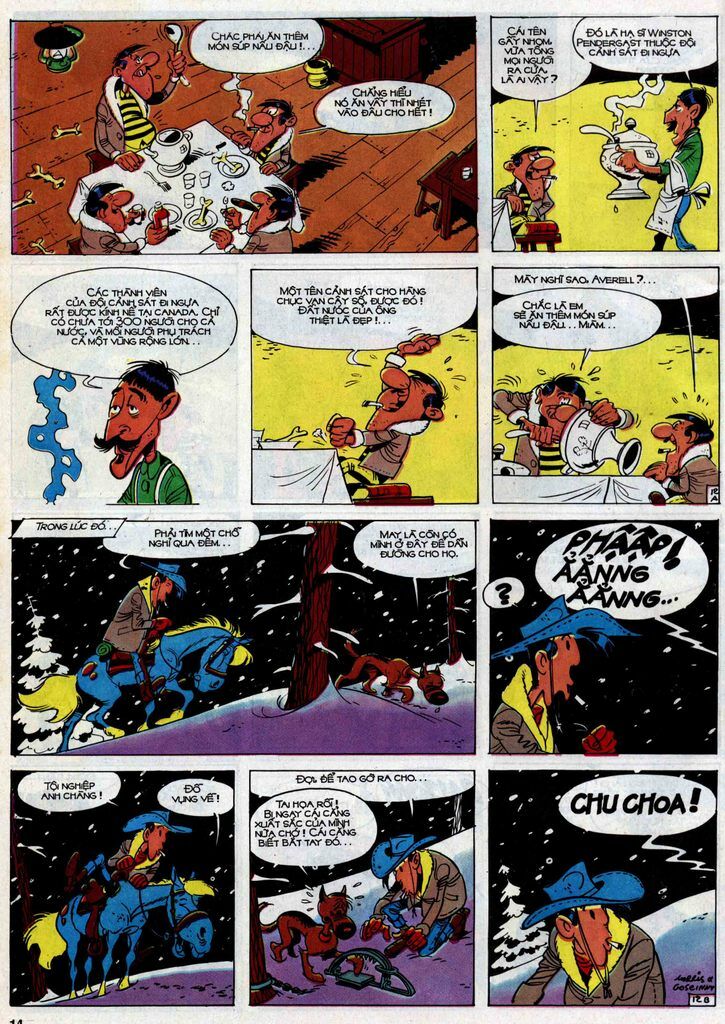 Lucky Luke: Chapter 30: - Dalton Trong Bao Tuyet