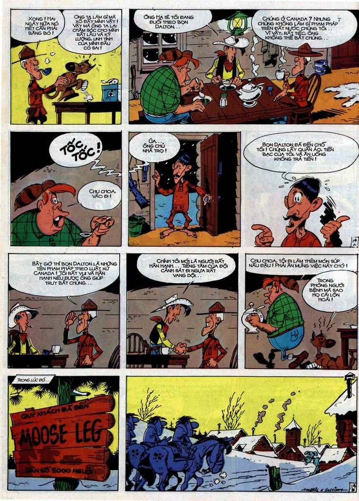 Lucky Luke: Chapter 30: - Dalton Trong Bao Tuyet