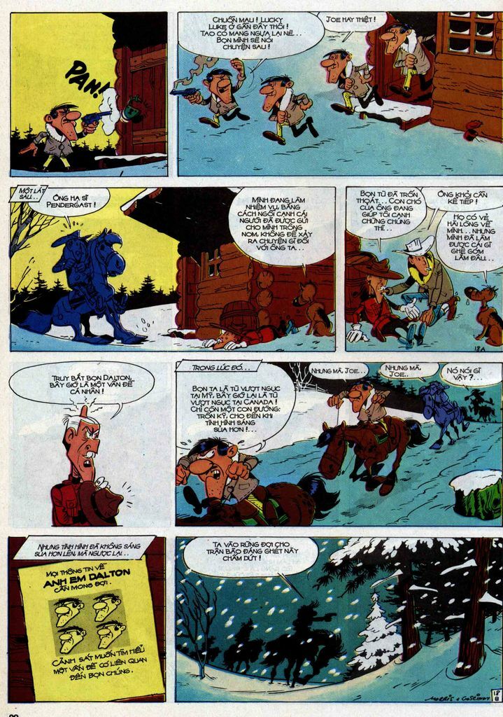 Lucky Luke: Chapter 30: - Dalton Trong Bao Tuyet
