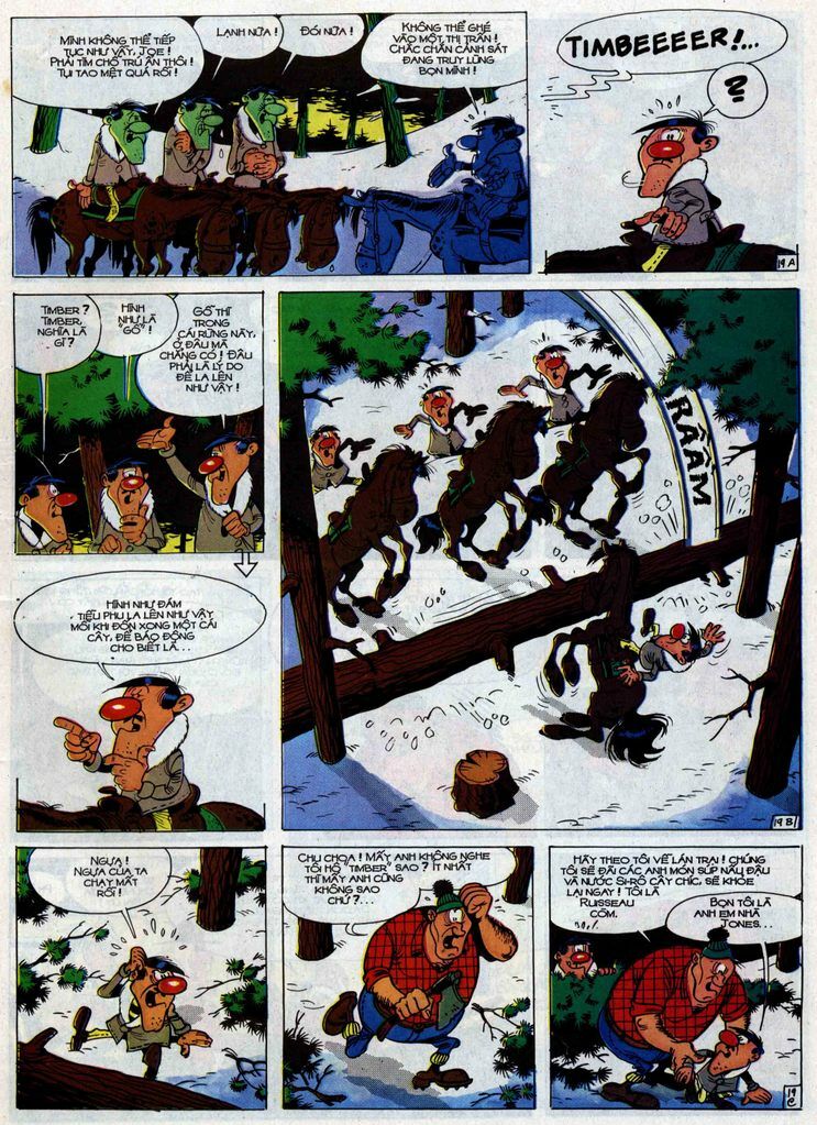 Lucky Luke: Chapter 30: - Dalton Trong Bao Tuyet