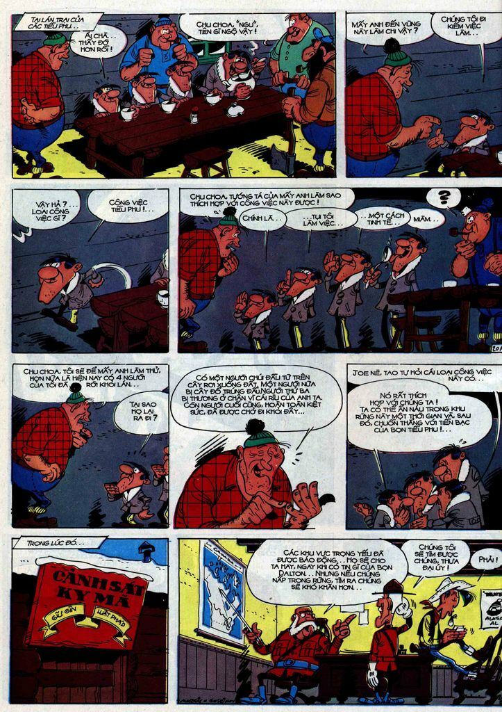 Lucky Luke: Chapter 30: - Dalton Trong Bao Tuyet