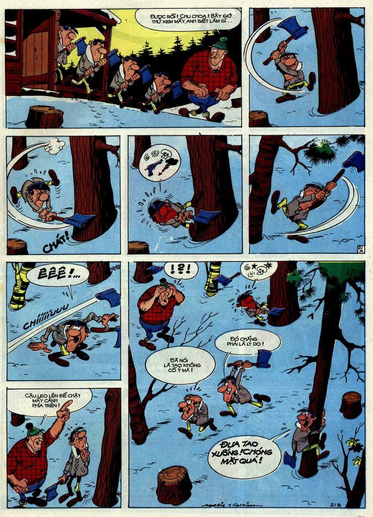 Lucky Luke: Chapter 30: - Dalton Trong Bao Tuyet