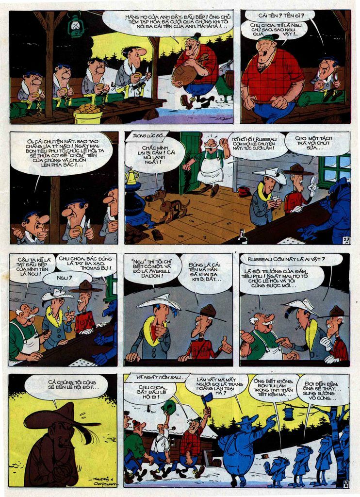 Lucky Luke: Chapter 30: - Dalton Trong Bao Tuyet