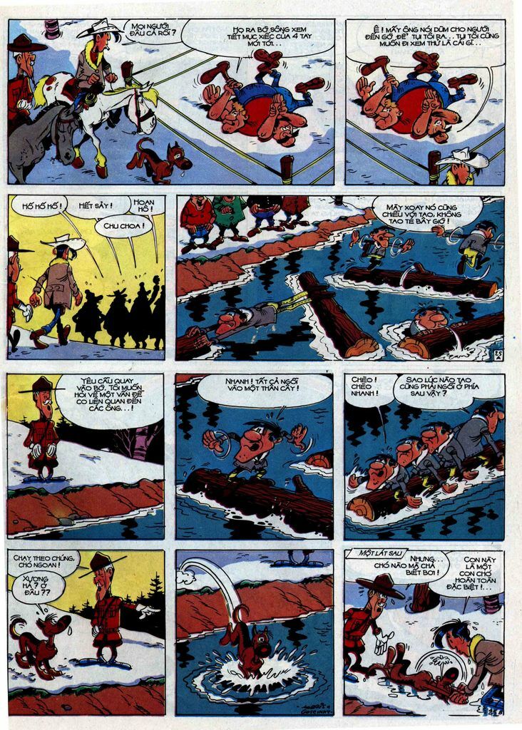 Lucky Luke: Chapter 30: - Dalton Trong Bao Tuyet