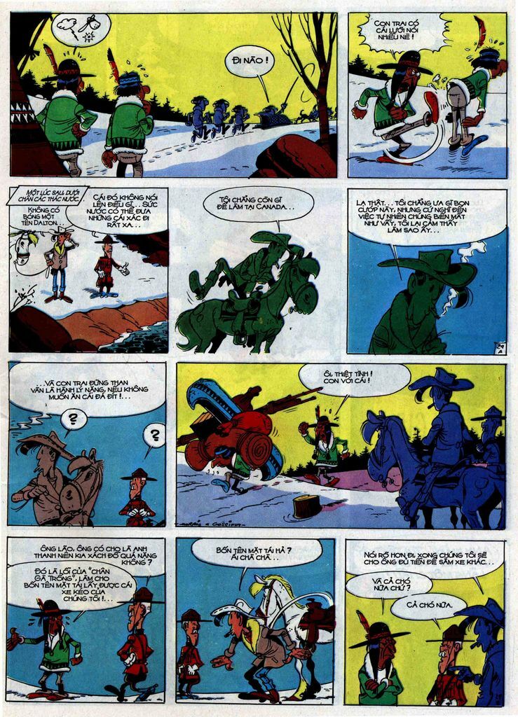 Lucky Luke: Chapter 30: - Dalton Trong Bao Tuyet